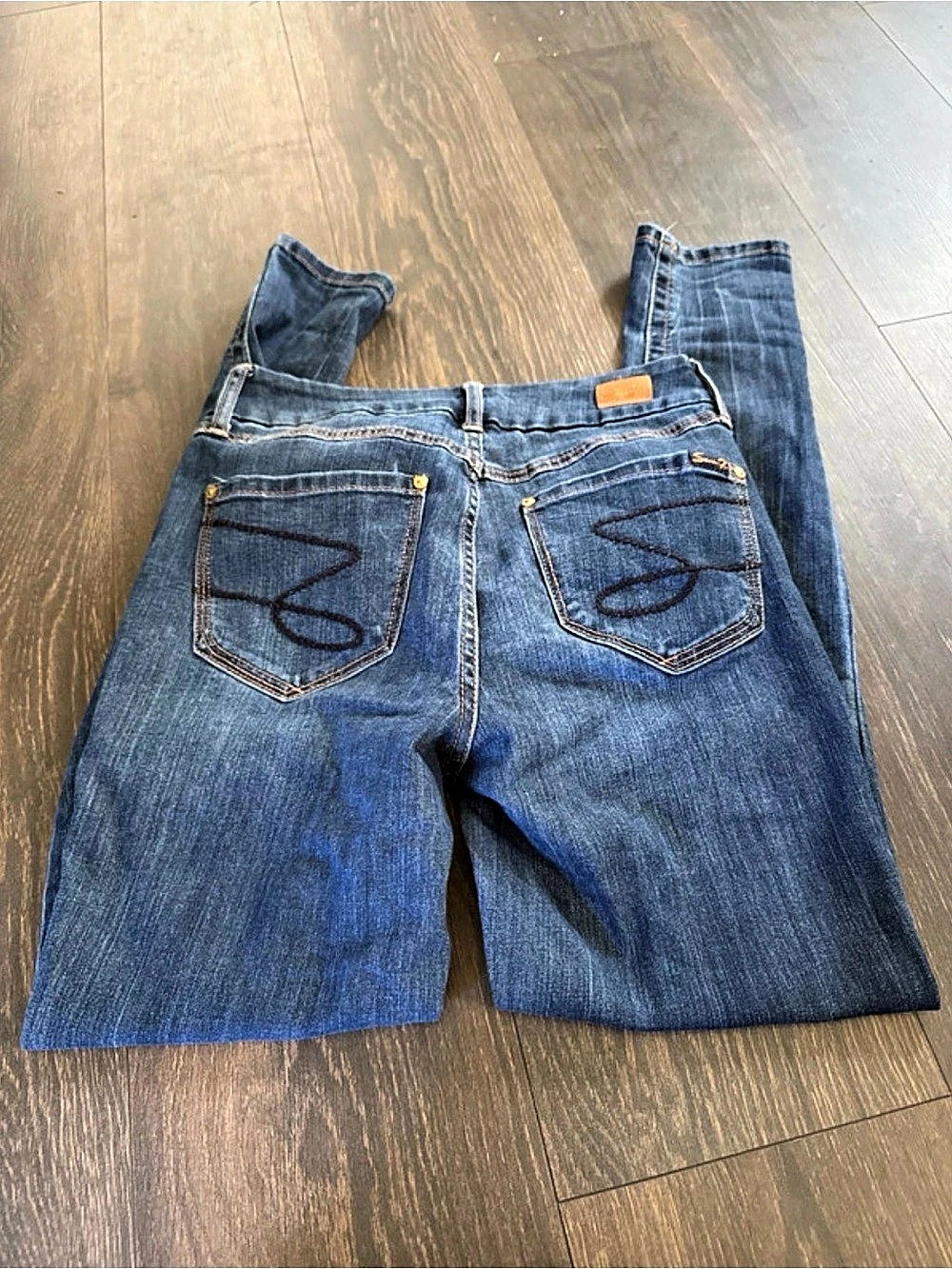 Seven7 Women's Boot Cut Blue Jeans